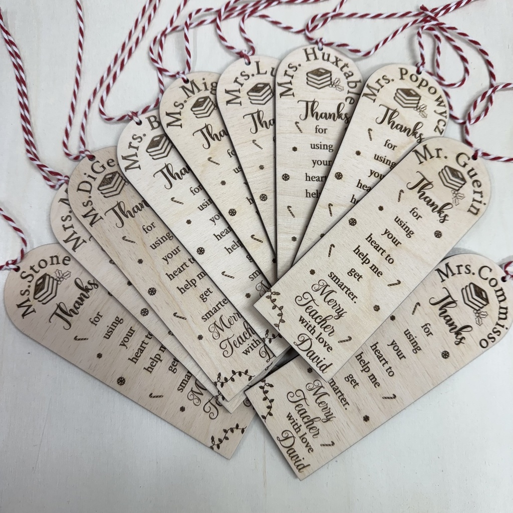 Personalized Teacher Bookmarks