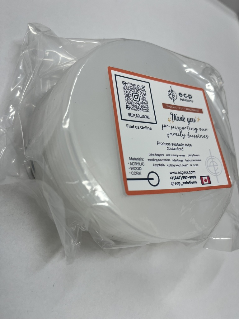4" Blank Clear Acrylic Round Ornaments, 2mm Thickness, Blanks Disc for DIY Craft Pictures/Designs