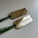 Personalized Stocking tag -Mirror Acrylic