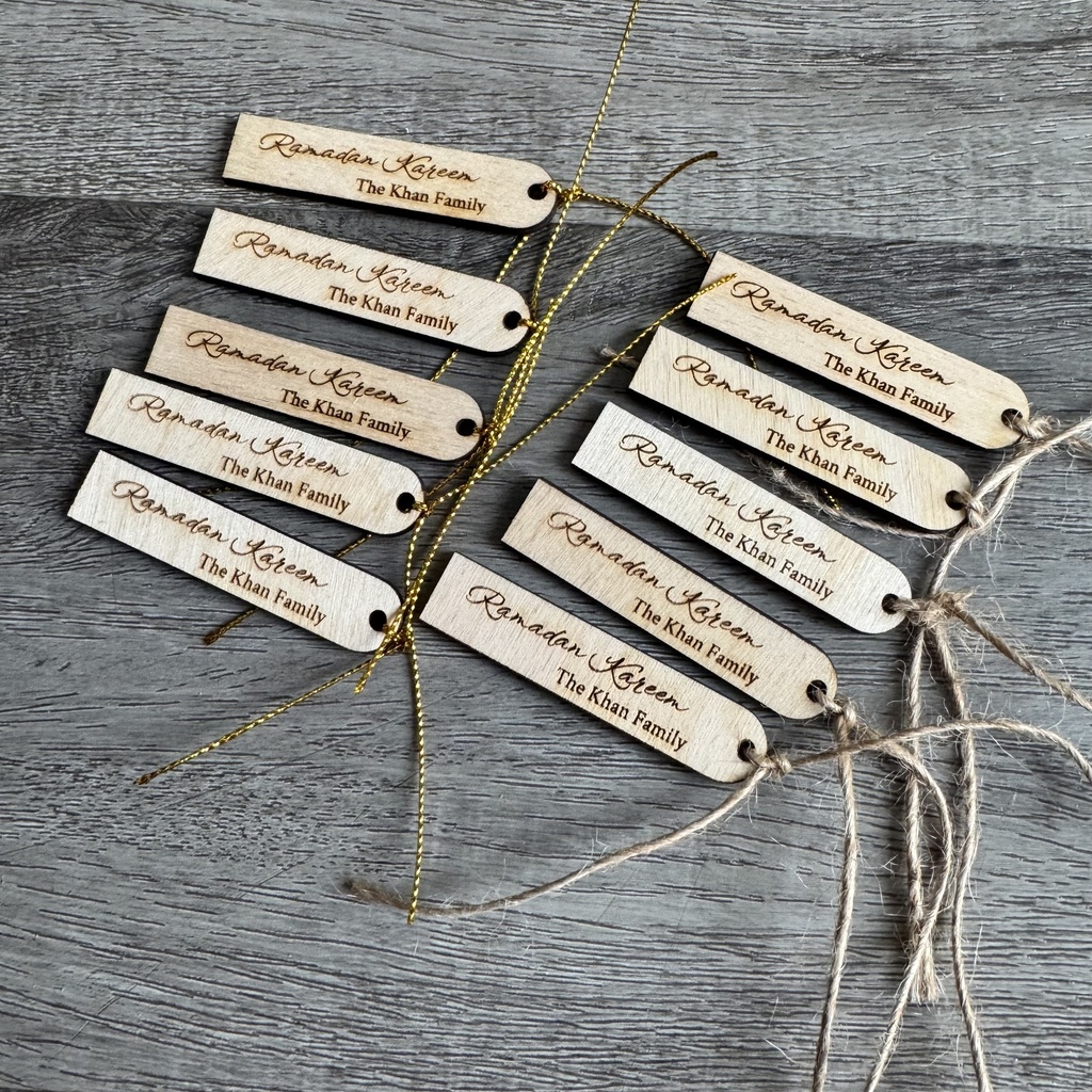 RAMADAN PERSONALIZED 2D SIGN DOOR AND PARTY FAVORS