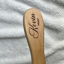 Baby brush and Baby Comb Wooden, engraved and Personalized.