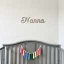 Wooden Wall Nursery Name