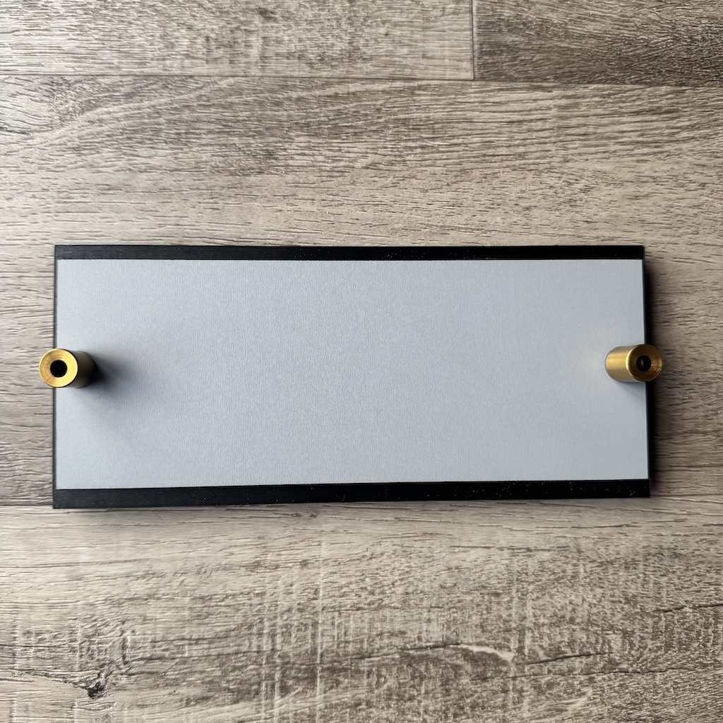 Acrylic House number sign