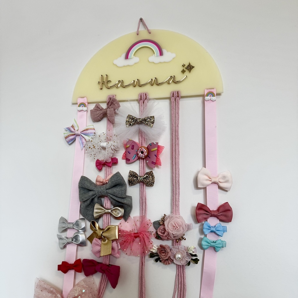 Acrylic Bow Organized Personalized