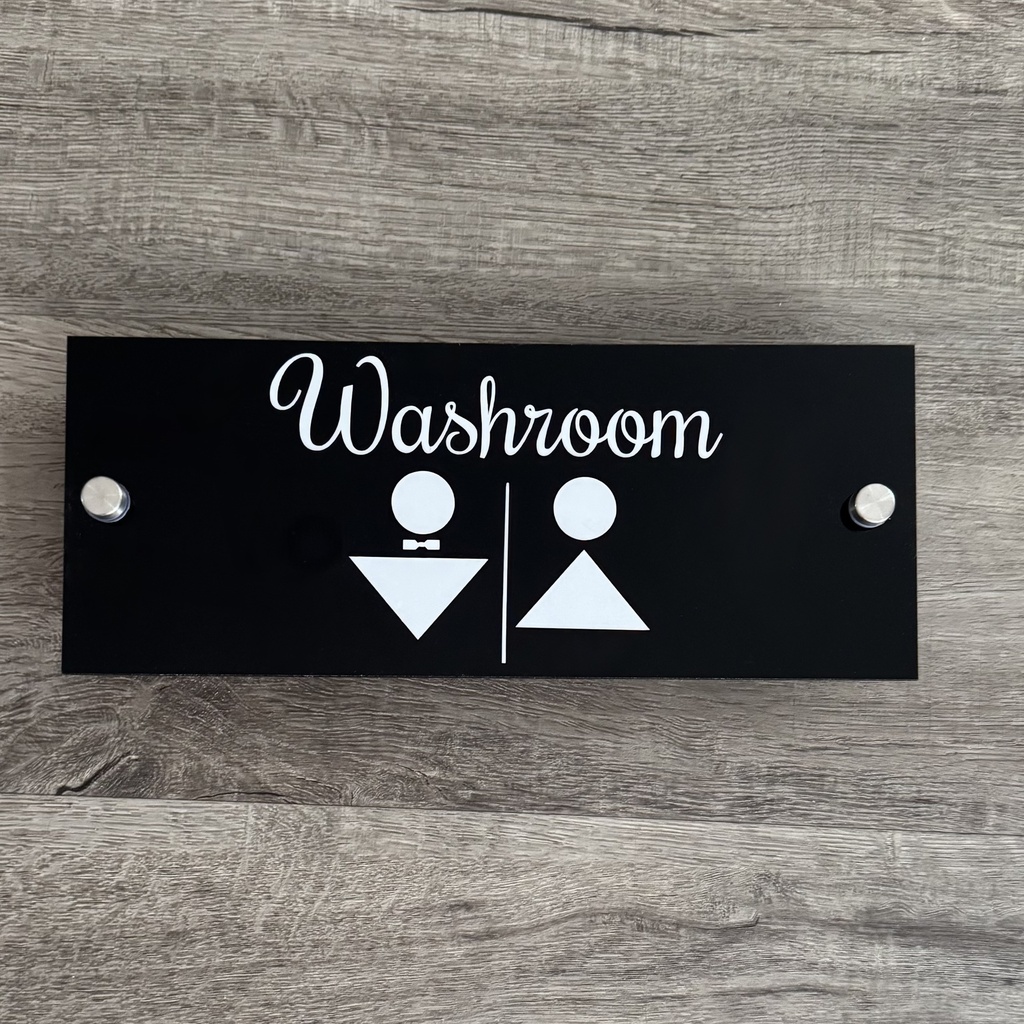 Custom Acrylic and Vinyl Door sign