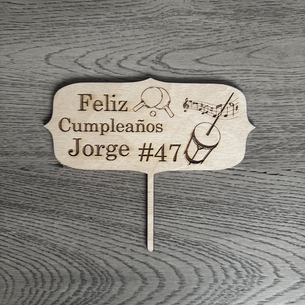 Custom Cake topper to enhance your decoration