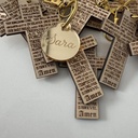 Pack of 12 -"Our Father" Cross Keychain