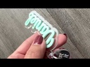 Custom 3D Acrylic Name Keychain | Backpack Name Tag | Travel Accesories Keychain