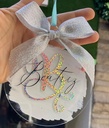 4" Blank Clear Acrylic Round Ornaments, 2mm Thickness, Blanks Disc for DIY Craft Pictures/Designs