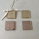 Personalized Mirror Acrylic Tags for Favors