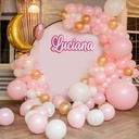 Personalized doble layer Acrylic Wall Name
