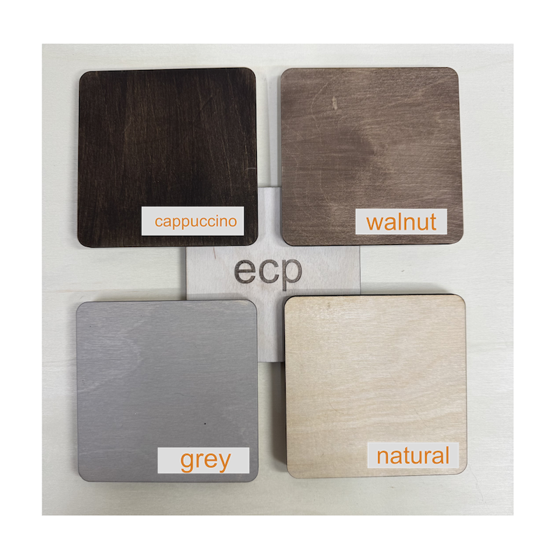 Set of 4 Wood christmas words for dinning setting