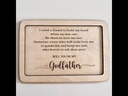 Wood and Engrave Godparents Proposal