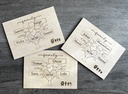 Custom mothers day gift-Wood and Engraved Family Tree Sign.