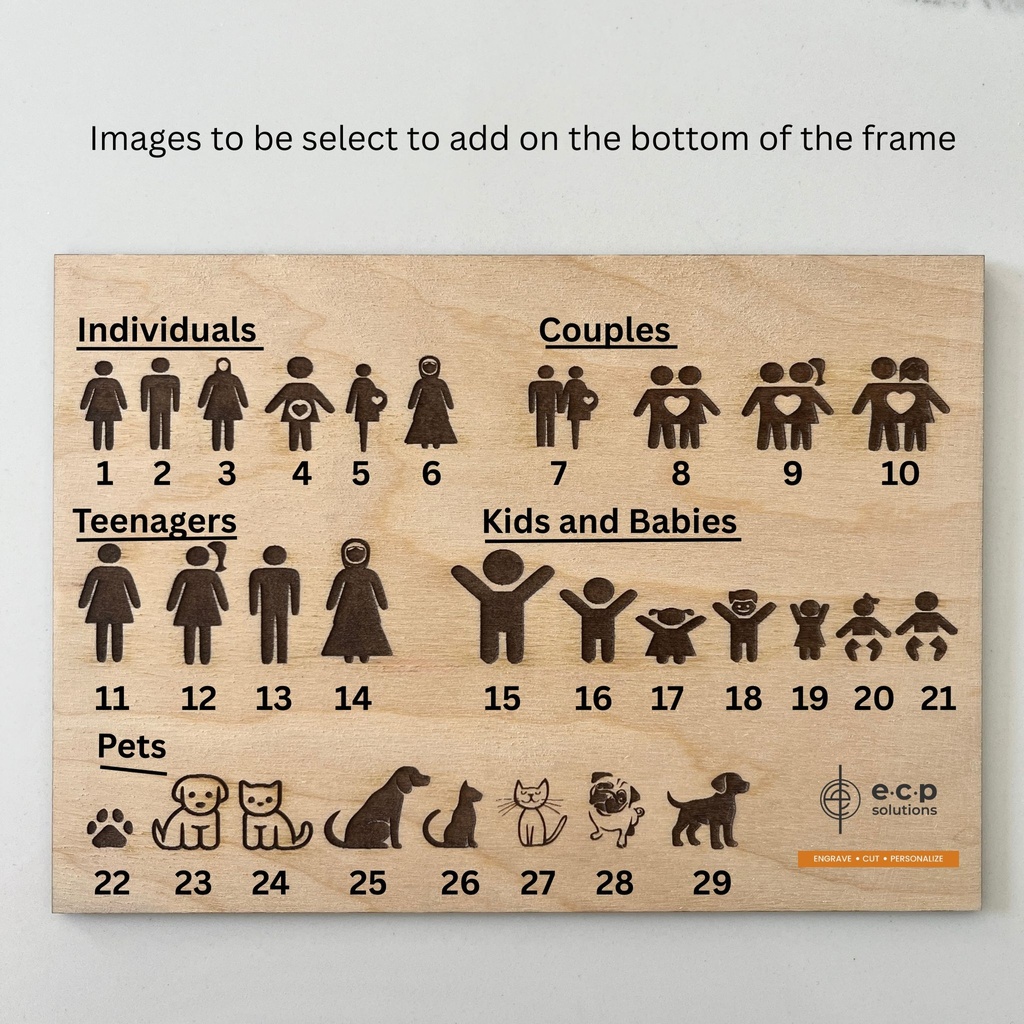 Custom mothers day gift-Wood and Engraved Family Tree Sign.