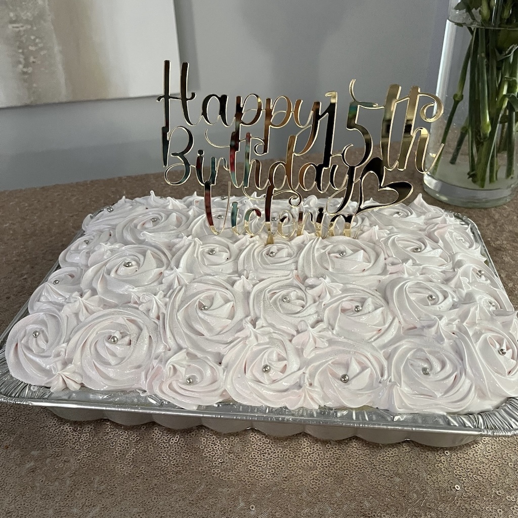 Acrylic Cake Topper Personalized | Custom Wedding, Birthday topper | Decor Birthday Party