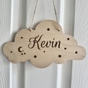 Personalized-Wooden and Engraved Baby Door sign