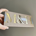 Adhesive Mirror Acrylic Letters & Numbers–Custom Name Sign |Laser Cut Alphabet