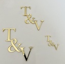 Initials Cake Charm |Monogram Cake topper |Custom Cake topper