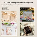 Initials Cake Charm |Monogram Cake topper |Custom Cake topper