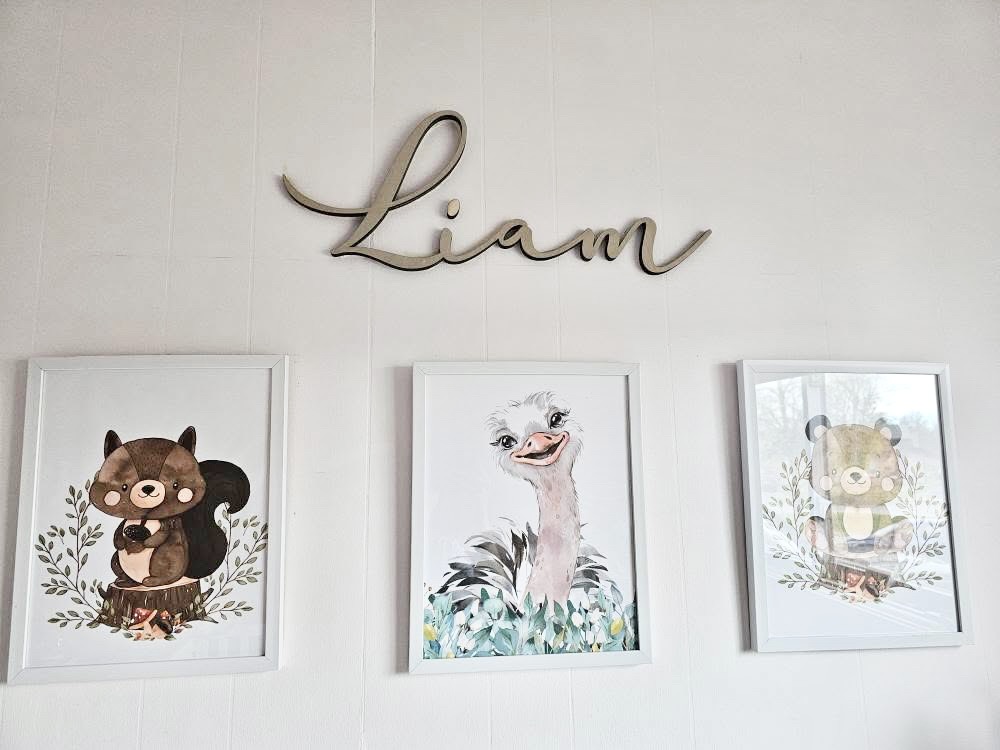 Wooden Wall Nursery Name
