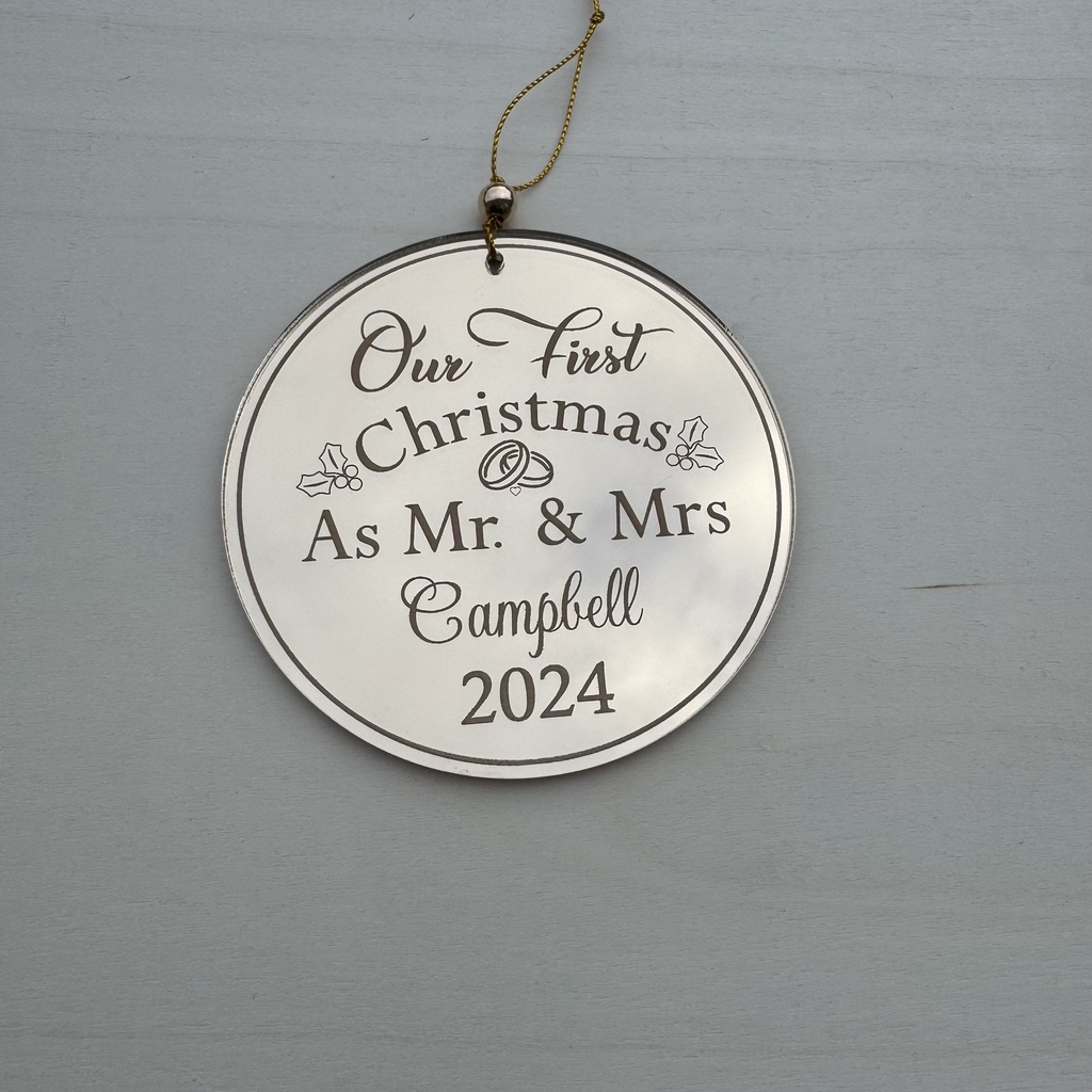 Personalized Engagement’s First Christmas Ornament (copy)