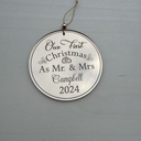 Personalized Engagement’s First Christmas Ornament (copy)