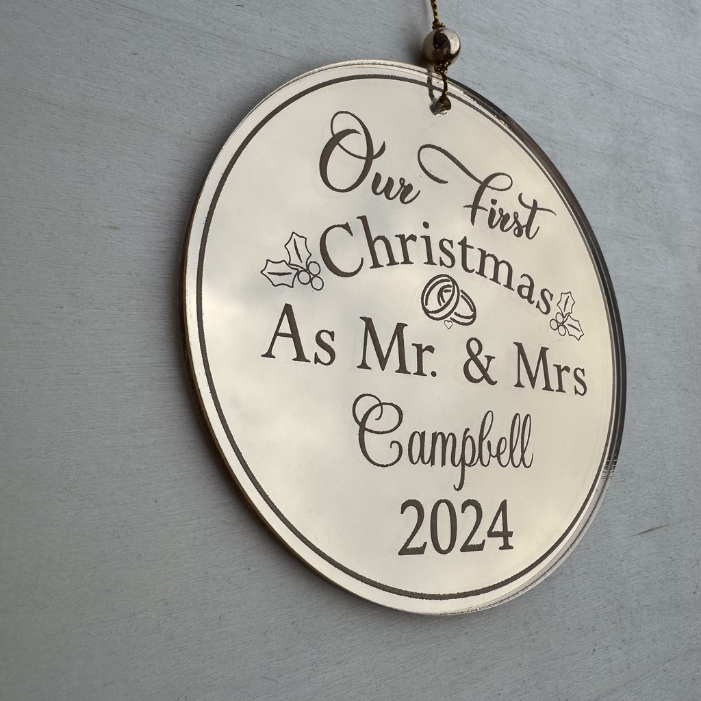 Personalized Engagement’s First Christmas Ornament (copy)