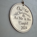 Personalized Engagement’s First Christmas Ornament (copy)