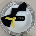 Personalized  Acrylic Tag’s names, with engraving and handcrafted  acrylic paint technique
