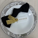 Personalized  Acrylic Tag’s names, with engraving and handcrafted  acrylic paint technique