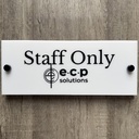 Custom Acrylic and Vinyl Door sign