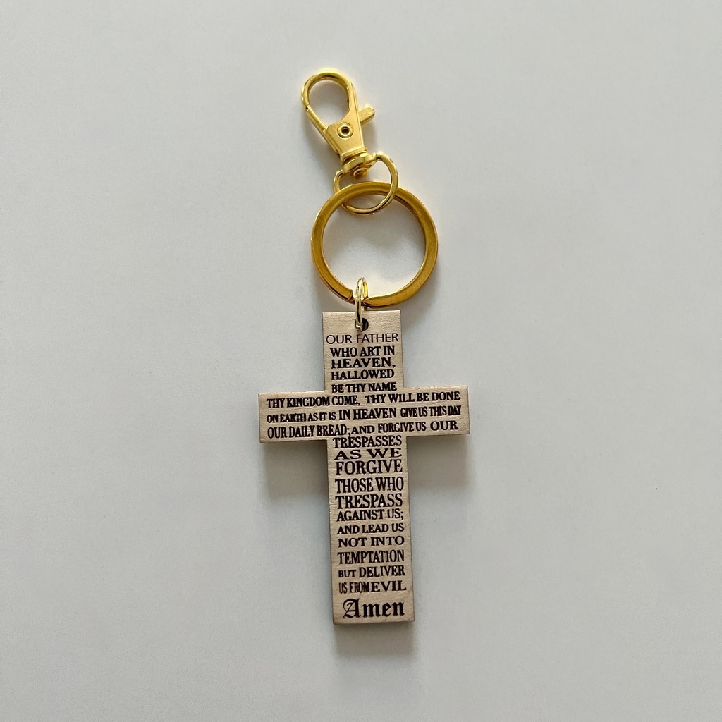 Religious Keychain-Pack of 12. "Our Father" Prayer | St Michael image