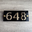 Modern Acrylic House Number Sign- Custom | Outdoor and Weatherproff Home Number Plaque