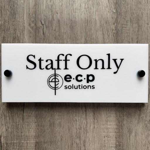 Custom Acrylic and Vinyl Door sign