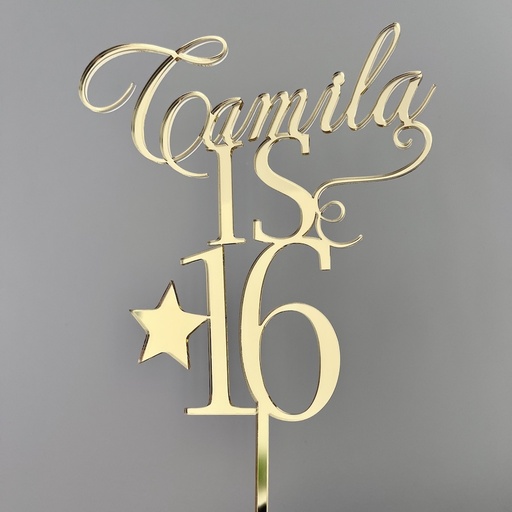 Acrylic Cake Topper Personalized | Custom Wedding, Birthday topper | Decor Birthday Party