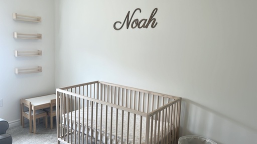 Wooden Wall Nursery Name